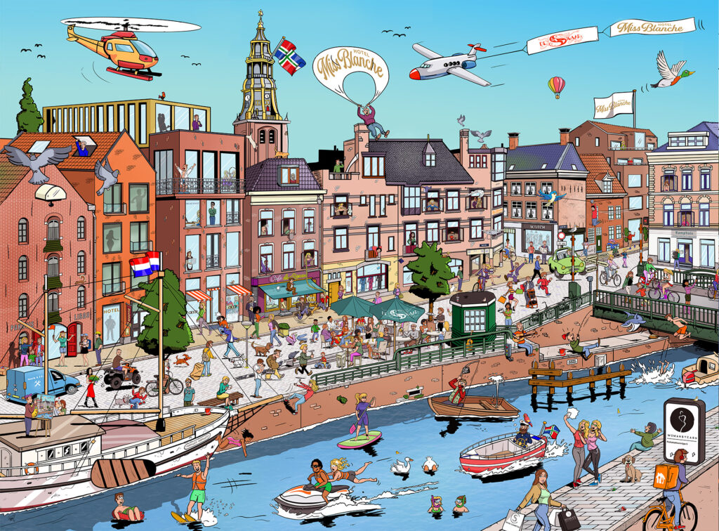 Illustration Hotel Miss Blanche, Hoge der A (2024)